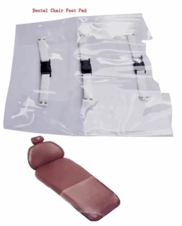 Funda transparente para pies sillón dental - Imagen 3